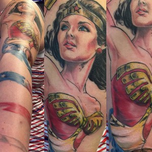 David Wick Tattoo Wonder Woman